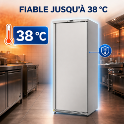 Zamrzivač Ormar 590 L Inox Ventilirano Hlađenje -22 °C