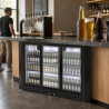 Hladnjak za stražnji bar 320 L s 3 klizna staklena vrata