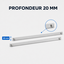 Par kliznih vodilica 460 mm za rashladni stol