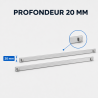 Par kliznih vodilica 460 mm za rashladni stol