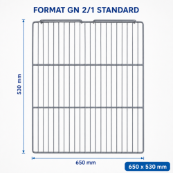 Clayette GN 2/1 650x530 mm Rashladni ormar 1400 L