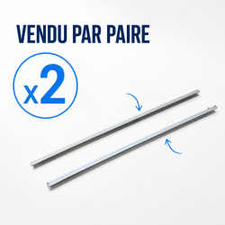 Par kliznih vodilica 645 mm Hladnjak ormara 1400 L