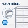 Grille pour Saladette 560 x 330 mm — Plastificirana polica