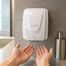 Profesionalni sušač ruku 2100 W ABS bijeli — Sušenje 30 s