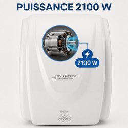 Profesionalni sušač ruku 2100 W ABS bijeli — Sušenje 30 s
