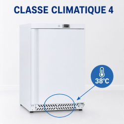 Mini negativni hladnjak 170 L -18°C bijeli