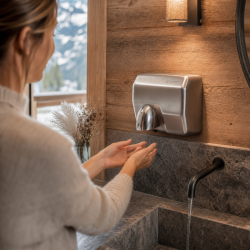 Automatski sušač ruku s inox izljevom 2300 W — 45 dB