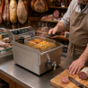 Profesionalna friteza 13 L 3000 W s ispuštanjem - Inox