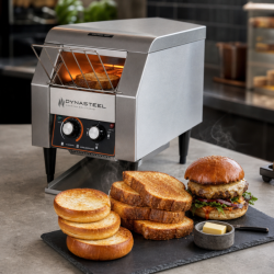Toaster à Convoyeur Pro 1300 W Inox — Dynasteel