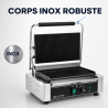 Grill Panini Pro 2200 W Rebrasti 340x220 mm Inox