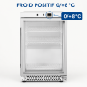 Mini hladnjak s prozirnim vratima 170 L 0/+8 °C - Dynasteel