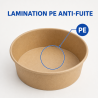 Bol za salatu Kraft 500 ml Ø 150 mm — Paket od 300