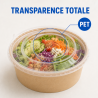 PET poklopac Ø 165 mm za zdjelu salate 1300 ml - x300