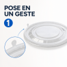 PET poklopac Ø 165 mm za zdjelu salate 1300 ml - x300