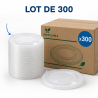 PET poklopac Ø 165 mm za zdjelu salate 1300 ml - x300