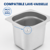 Bac Gastro GN 1/6 Inox Dubina 200 mm - 3,4 L