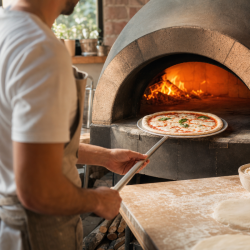 Perforirana pizza ploča Ø 400 mm aluminij
