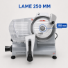 Profesionalni rezač šunke 250 mm 150 W s gravitacijom