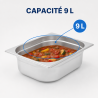 Bac Gastro GN 2/3 Inox 9 L - Dubina 100 mm
