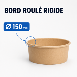 Bol za salatu Kraft 1000 ml Ø 150 mm - Paket od 300