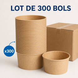 Bol za salatu Kraft 1000 ml Ø 150 mm - Paket od 300