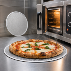 Perforirana ploča za pizzu Ø 350 mm aluminij — Pro