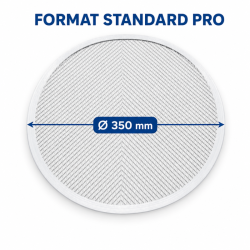 Perforirana ploča za pizzu Ø 350 mm aluminij — Pro