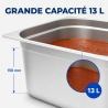Bac Gastro GN 2/3 Inox 13 L - Dubina 150 mm