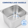 Bac Gastro GN 2/3 Inox 13 L - Dubina 150 mm