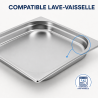Bac Gastro GN 2/3 Inox — 40 mm, 3 L, Perilica posuđa