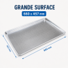 Perforirana aluminijska ploča za prezentaciju 660 x 457 mm