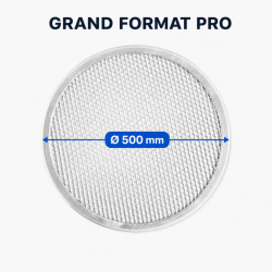 Perforirana aluminijska rešetka za pizzu Ø 500 mm - Pro