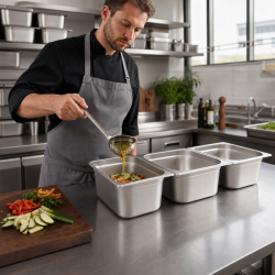 Bac Gastro GN 2/3 Inox 18 L - Dubina 200 mm