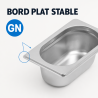 Bac Gastro GN 1/9 Inox - Dubina 65 mm - 0,6 L