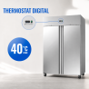 Pozitivni rashladni ormar 1400 L Inox GN 2/1 – 2 vrata