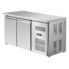 Pozitivni rashladni stol s 2 vrata 228 L ventilirani inox