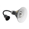 Crna konusna grijaća lampa s žaruljom - Dynasteel
