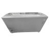 Zamrzivač Izgled Inox s Kliznim Staklenim Vratima - 500 L - TENSAI