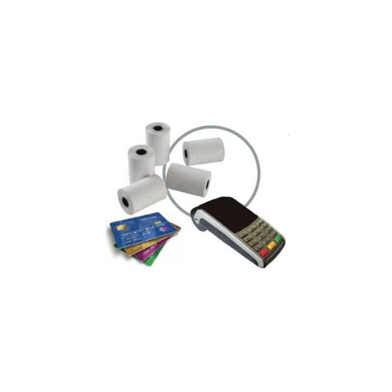 Thermal Paper Roll for POS Credit Cards - 57 x 65 mm - Pack of 5 Thermal Paper Roll for POS Credit Cards - 57 x 65 mm - Pack of 5