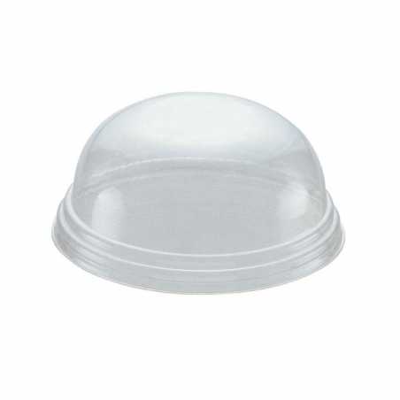 Couvercle Dôme sans trou en RPET - Ø 81 - Lot de 100