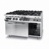 Štednjak Kitchen Line - 6 plamenika s električnom konvekcijskom pećnicom GN 1/1