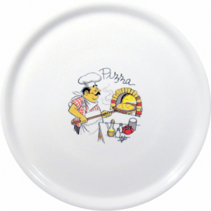 Tanjur za pizzu s granitnim uzorkom - 330 mm promjera