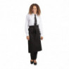 Standardna crna pregača od polikotona 914 x 762 mm - Whites Chefs Clothing - Fourniresto