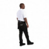 Crna kratka pregača za konobare od polikotona 373 x 750 mm - Whites Chefs Clothing - Fourniresto
