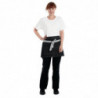 Prekrivač za kratki crni denim konobar Southside 400 x 760 mm - Whites Chefs Clothing - Fourniresto