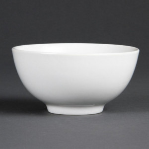 White Rice Bowl 130 mm - Set of 12 - Olympia - Fourniresto