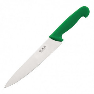 Nož za kuhanje zeleni oštrica 21,5 cm - Hygiplas - Fourniresto