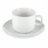 Tasse À Thé Empilable Blanche Whiteware 200 Ml Ø 80 Mm - Lot De 12 - Olympia - Fourniresto Tasse À Thé Empilable Blanche Whiteware 200 Ml Ø 80 Mm - Lot De 12 - Olympia - Fourniresto