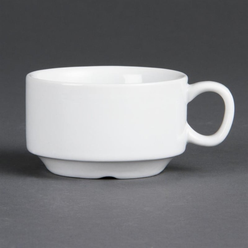 Tasse À Espresso Empilable Blanche 85 Ml Ø 80 Mm - Lot De 12 - Olympia - Fourniresto Tasse À Espresso Empilable Blanche 85 Ml Ø 80 Mm - Lot De 12 - Olympia - Fourniresto