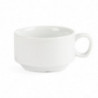 Tasse À Espresso Empilable Blanche 85 Ml Ø 80 Mm - Lot De 12 - Olympia - Fourniresto Tasse À Espresso Empilable Blanche 85 Ml Ø 80 Mm - Lot De 12 - Olympia - Fourniresto